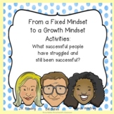 Fixed vs. Growth Mindset Activities: Famous Failures 