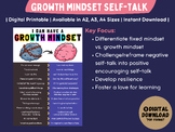 Fixed vs. Growth Mindset Poster | Growth Mindset Positive 