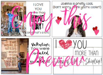 Preview of Fixer Upper "Magnolia" Themed Valentine's Day Cards