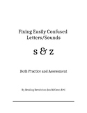 Fixing Letter Confusion and Reversals: s-z   Practice and 
