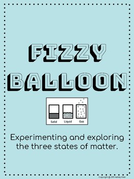 Preview of Fizzy Balloon Activity
