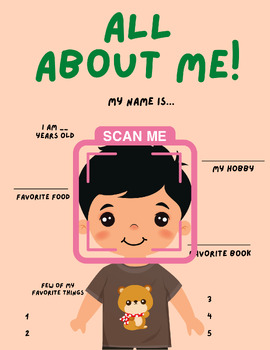 Preview of Flag All About Me!: Personalized Informational Activity
