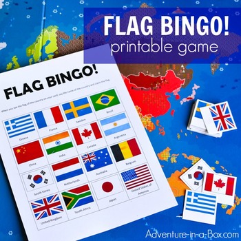 Preview of Flag Bingo & Matching Game