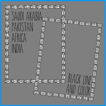 africa clip art border