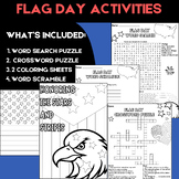 Flag Day Activities | Word Search, Crossword Puzzle And Mo