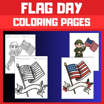 Preview of Flag Day Coloring Sheets Color by Answer Images Craft-Activities