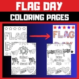 Flag Day Coloring Sheets Craft & Activities, Coloring Pages