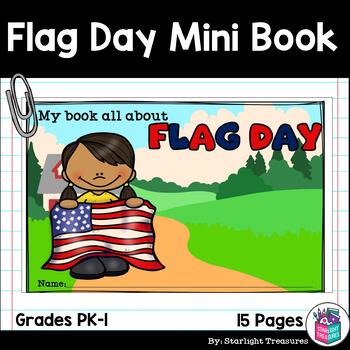 Preview of Flag Day Mini Book for Early Readers