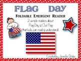 Flag Day & Our Flag Foldable Emergent Readers ~2 Books~ *C