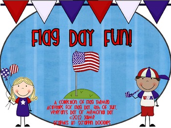 Preview of Flag Day Patriotic Fun Unit