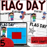 Flag Day Reading Comprehension Activities, Writing, Webque