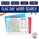 Flag Day Word Search Puzzle Worksheet Activity