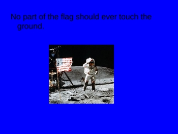 Preview of Flag Etiquette Power Point