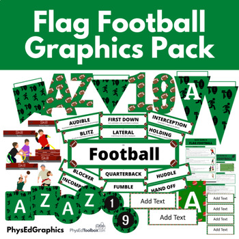 Preview of Flag Football Graphics Pack