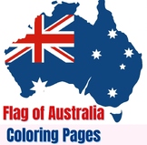 Flag Of Australia Coloring Page for Kids