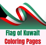Flag Of Kuwait Coloring Page for Kids