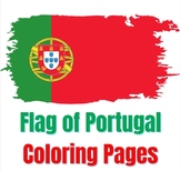 Flag Of Portugal Coloring Page for Kids