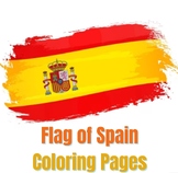 Flag Of Spain Coloring Page for Kids