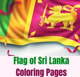 Flag Of Sri Lanka Coloring Page for Kids