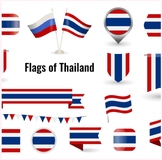 Flag Of Thailand Coloring Page for Kids