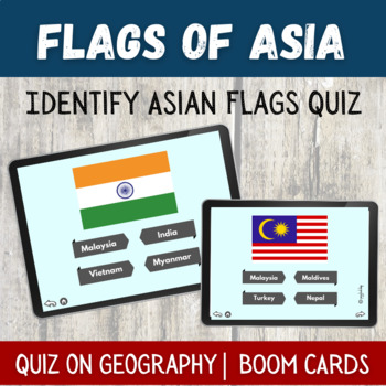 Preview of Flag identification Asia Boom Card