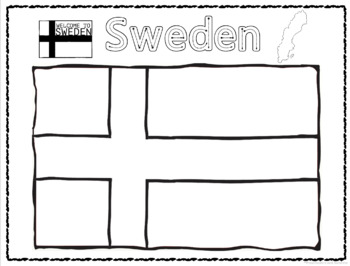 Flags Around the World Coloring Pages by Preschoolers