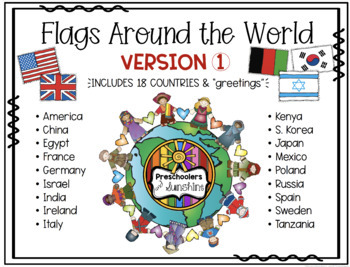 Preview of Flags Around the World [Coloring Pages]