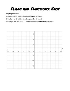 Preview of Flags and Functions: Graphing Linear Equations