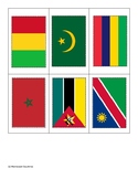 Flags of Africa ~ Pin Poke Cards ~ Fine Motor Skills