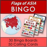 Flags of Asia BINGO GAME | Printable and Ready to Play