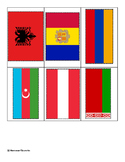 Flags of Europe ~ Pin Poke Cards ~ Fine Motor Skills