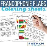 Flags of French-Speaking Countries/Territories Coloring Sh
