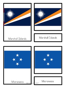 Flags of Oceania by Montessorikiwi | Teachers Pay Teachers