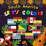 Flags of South America, Maps, Unique