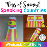 Flags of Spanish-Speaking Countries Windsock Craftivity