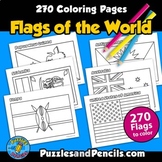 Flags of the World Coloring Pages | 270 World Flags to Make