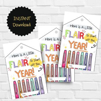 End of Year Flair Pen Gift Labels/ Mentor Teacher Thank You Favor/ School  Marker Printable Tag/ You Are Re-Marker-able Pun/ Instant Download