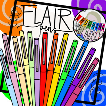 Free Flair Pen Clip Art by Treetop Teaching