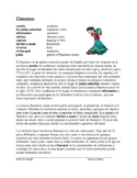 Flamenco Lectura y Cultura: Intermediate Spanish Cultural Reading