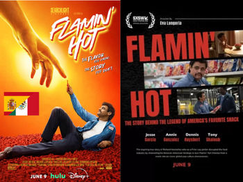 Preview of Flamin' Hot Movie Guide Bundle | English & Spanish Movie Guides | Bilingual