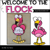 Flamingo Back to School Bulletin Board