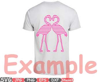 Monogrammed Flamingo Tee