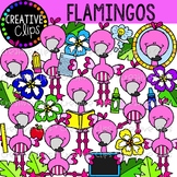 Flamingo Clipart {Summer Clipart}