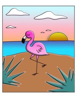 Download Flamingo Coloring Page Worksheets Teaching Resources Tpt