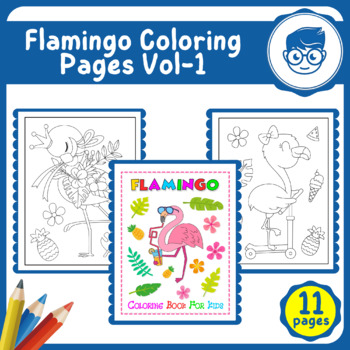 Flamingo Coloring Book for Kids: Color Book for Kids, Boys and Girls Ages  4-8 (Paperback)