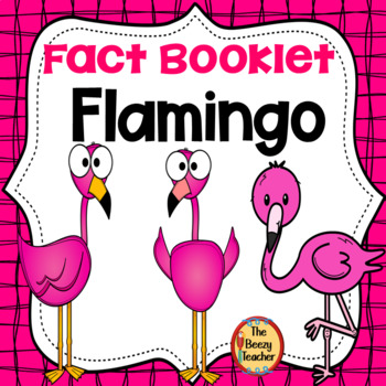 Preview of Flamingo Fact Booklet | Nonfiction | Comprehension | Craft