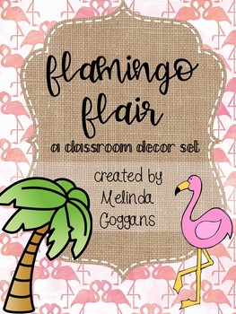 flamingo classroom binder matching teacher theme editable decor