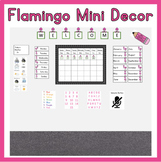 Flamingo Mini Decor Set - Distance Learning
