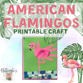 Flamingo Printable Low-Prep Craft End of Year Summer Craft