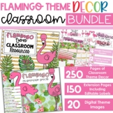 Flamingo Theme - Complete Classroom Decor BUNDLE